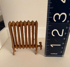 Antique Gilded heavy German Doll House Miniature Radiator late 19th-early 20thc — photo 3