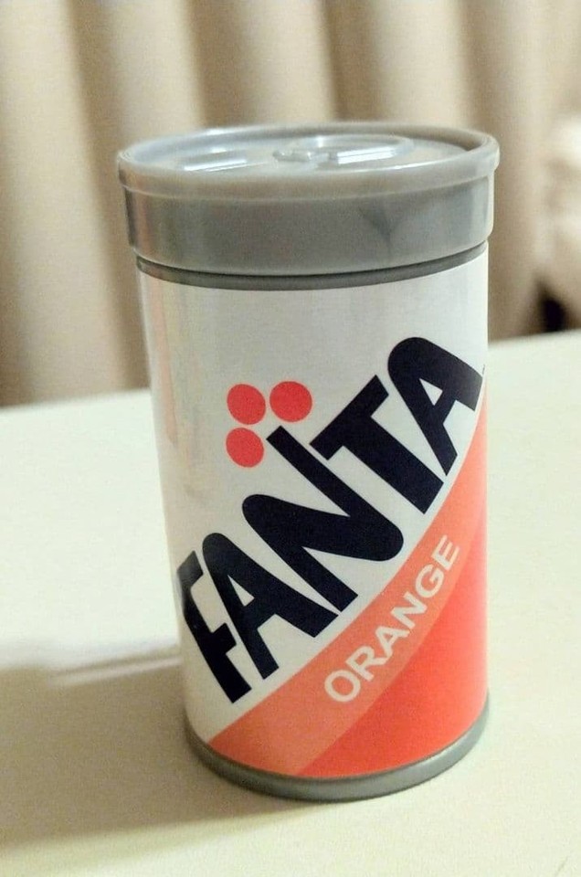 Bandai Fanta Orange Coin Case 1980s Showa Retro Collectible Capsule Mini