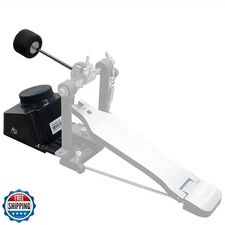 HXW Bass Drum Trigger Realistic Kick Drum Pad With Felt Beater Hammer for Per