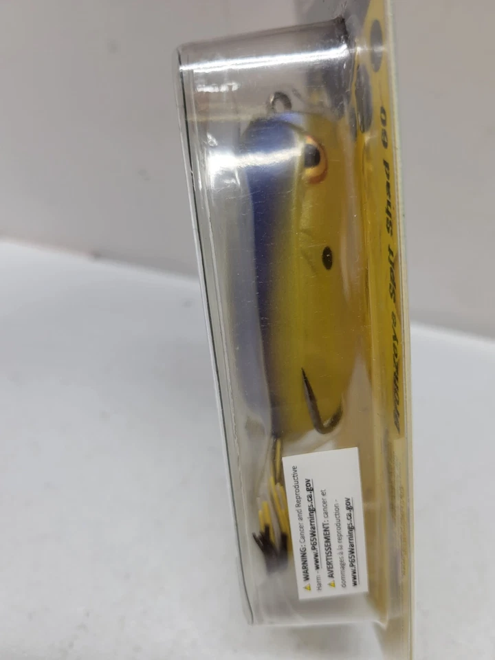 Spro Frog Bronzeye Spit Shad 60 #27 Clear Chartreuse 1/2oz NEW - Image 4 of 4