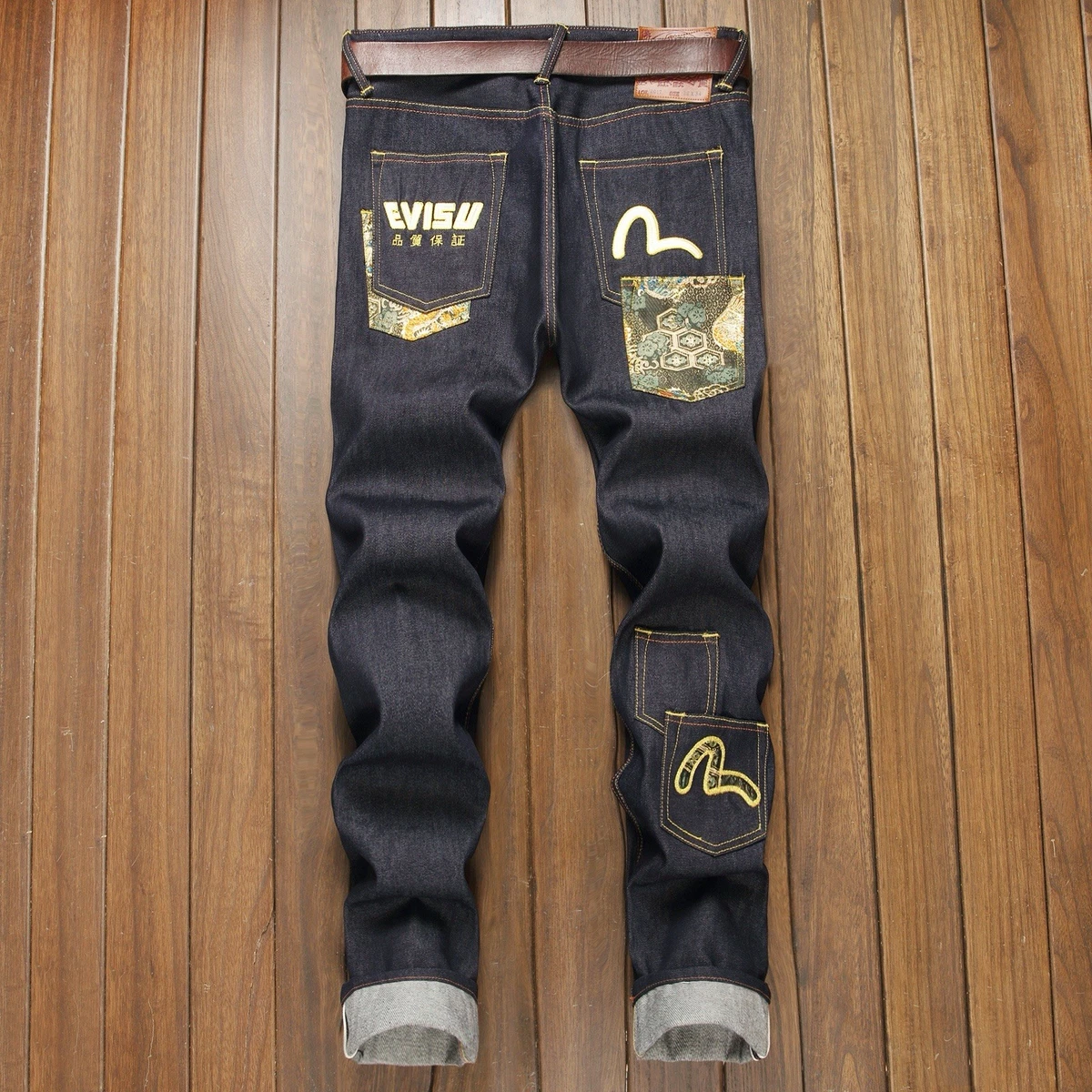 福神棉男士牛仔裤| eBay