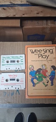 Vintage Wee Sing Cassette Tapes. Comes With It Is The Wee Sing And Play Book