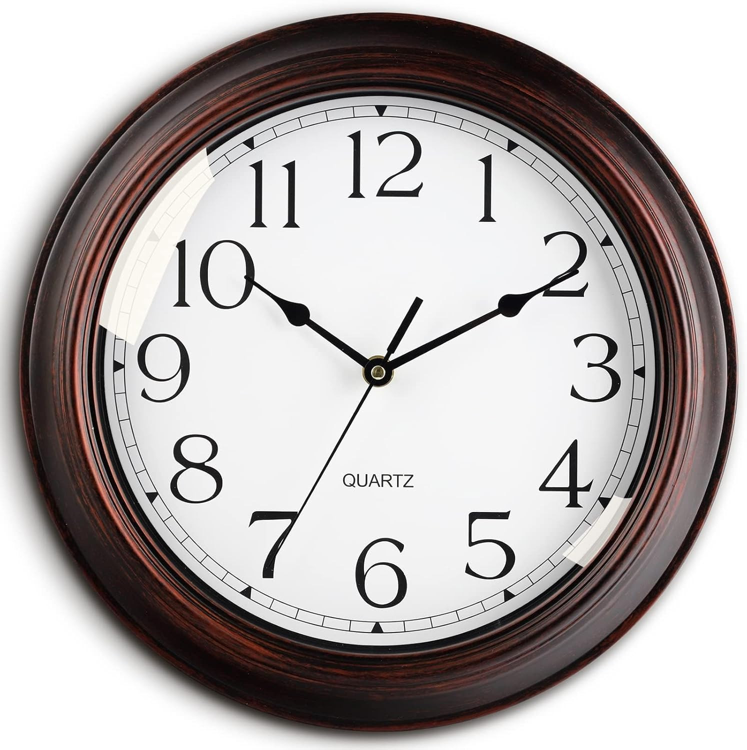 Wall Clocks Battery Operated Silent Non-Ticking Wall Clock 8.5 Inch Small