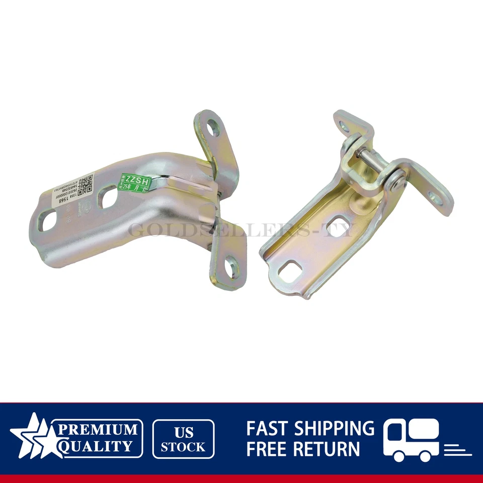 For GMC Sierra 2500 HD,Sierra 3500 HD Pair Door Hinge Lower & Upper - Image 2 of 4