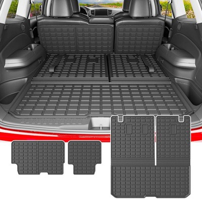powoq 8Seat Cargo Mat Compatible with 2016-2022 Honda Pilot Trunk Mat Liner Repl