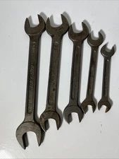Vintage Westline 5 Piece Double Open Wrenches USA Drop Forged 5/8-11/16-9/16 +2