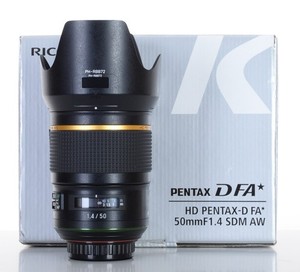 Pentax HD PENTAX-D FA* 50mm f/1.4 SDM AW Lens