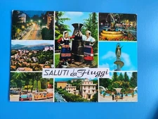 Fiuggi, Saluti da Fiuggi, Cartolina viaggiata, Plurigraf