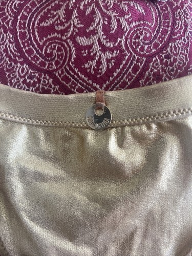 Nadia Guidi seltener Badeanzug Gold Applikation Blumen Gr. S Made In Italy - Bild 8 von 10