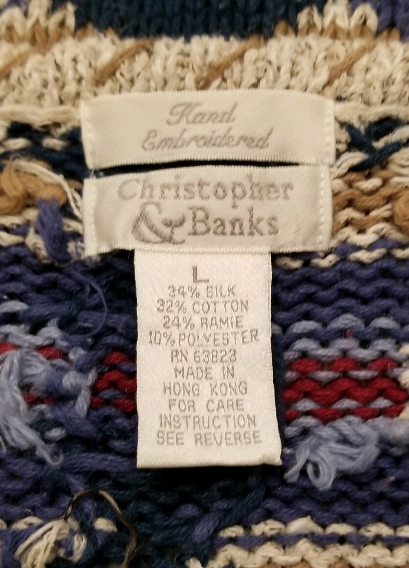 christopher banks sweaters