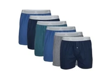George Men's 6 pack Knit Boxers  antimicrobial tag free size small multicolor.