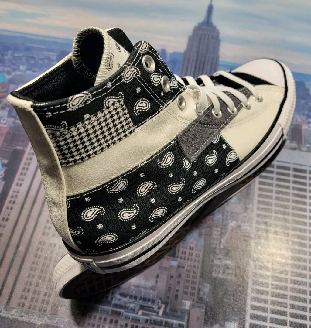 Converse Chuck Taylor All Star High Top Hacked Patterns Mens Size