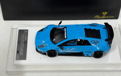 Onemodel 1:64 Blue LP670-4 Murcielago LB Sports Model Diecast Resin Car - Picture 3 of 8