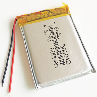 3.7V 600mAh 503040 LiPO Polymer Li Rechargeable Battery For GPS