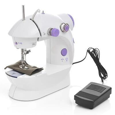 Elektrische Nähmaschine Multifunktion Mini Tragbarer Schreibtisch Schneider Haushalt UK