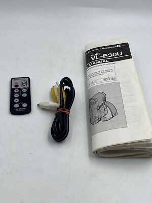 Sharp Viewcam VL-E30 8mm Viewcam 8 Camcorder untested w/ Solidex