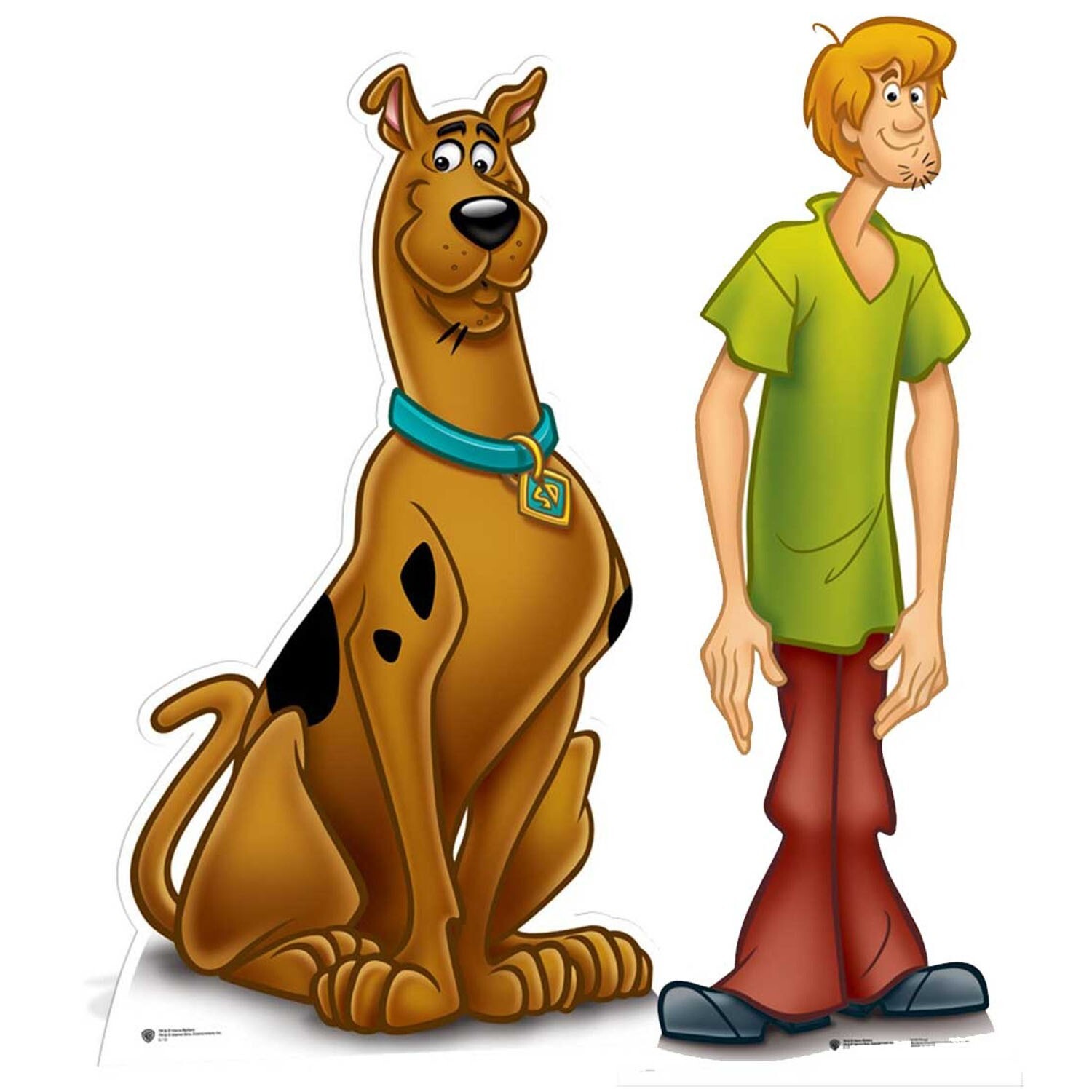 Scooby-Doo and Shaggy Cardboard Cutout Set of 2 Official Standees / Standups