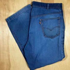 Vintage 70s Orange Tab Levi  s for Men with a skosh more comfort denim jeans