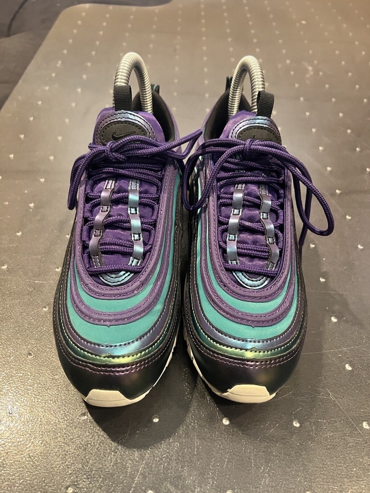 Nike Air Max 97 GS Youth Size 4Y Womens 6 Iridescent Running Shoes AV3181500