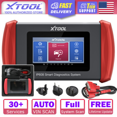 NEW XTOOL IP608 Car OBD2 Scanner Engine Diagnostic Tool Full System Auto Scan
