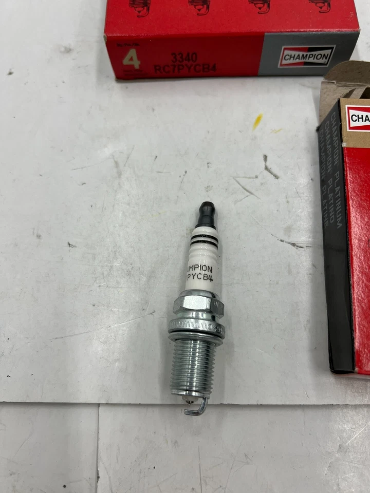 (QTY 8) Champion Platinum Spark Plug 3340 RC7PYCB4 for 2009 Honda S2000 - Image 2 of 4