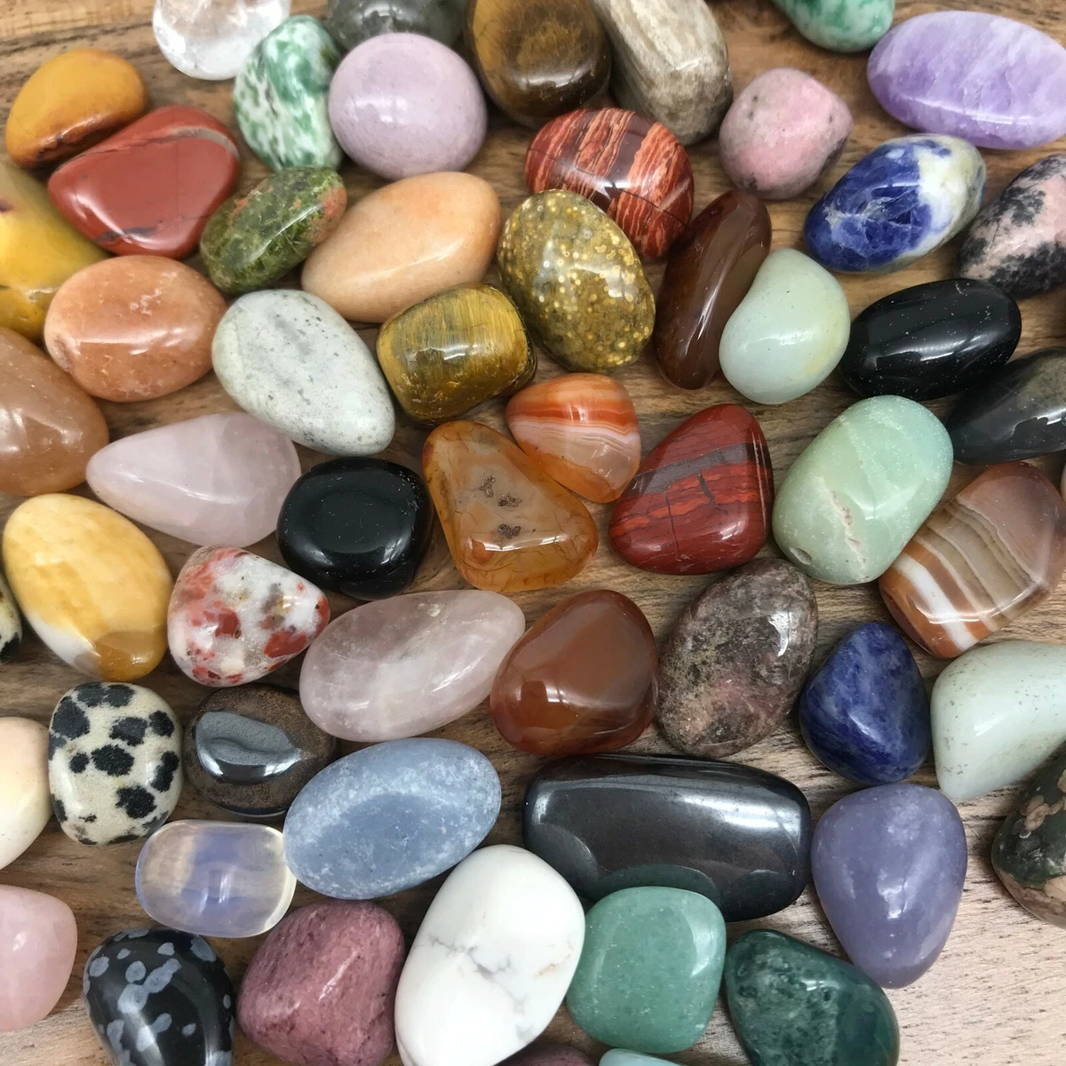 Tumble Stones Small Crystals Gemstones 100 Grams 1 Kilo FREE