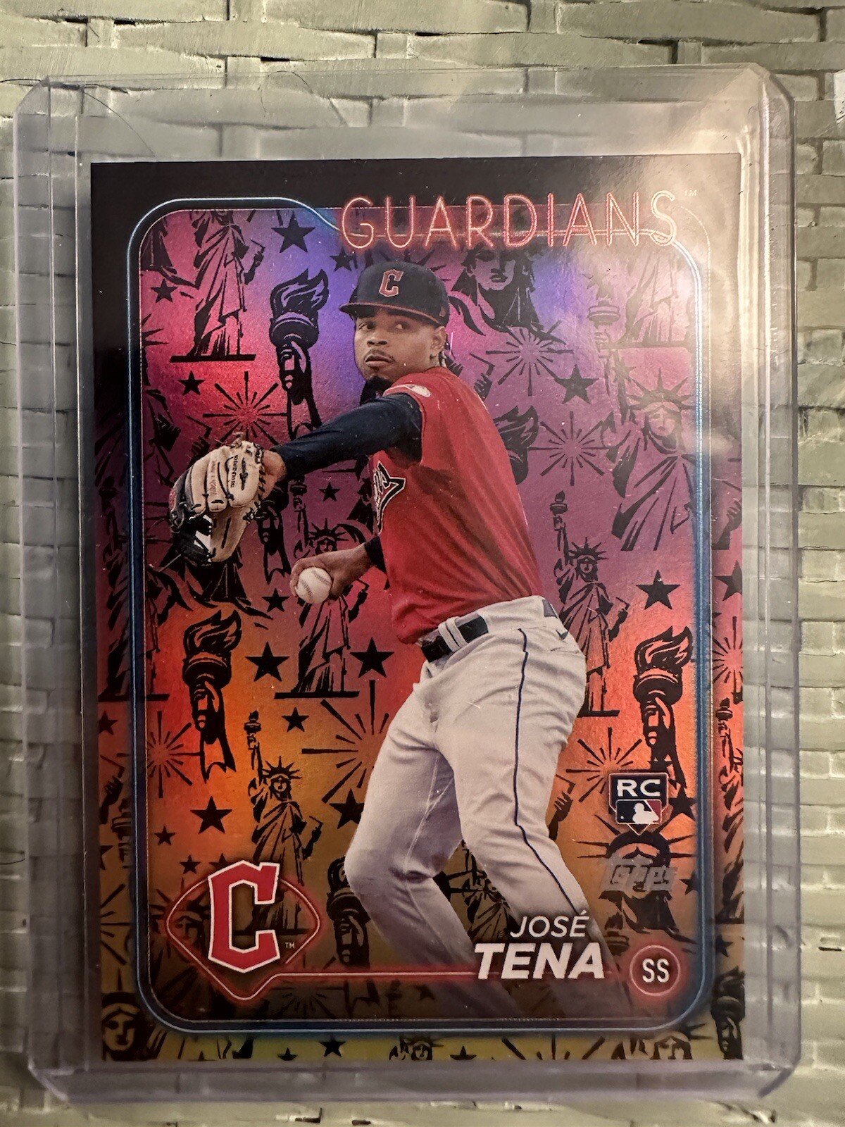 2024 Topps Series 2 Statue of Liberty #678 Jose Tena (RC)