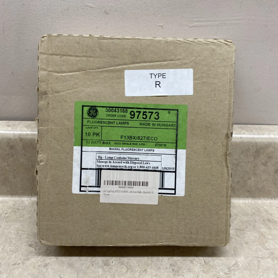 (10) GE F13BX/827/ECO 13 Watt BIAX 2 Pin Plug In Fluorescent Light Bulbs - Image 3 of 4