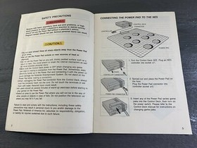 Nintendo Power Pad NES Manual PWP-1 Creased Insert Only Authentic