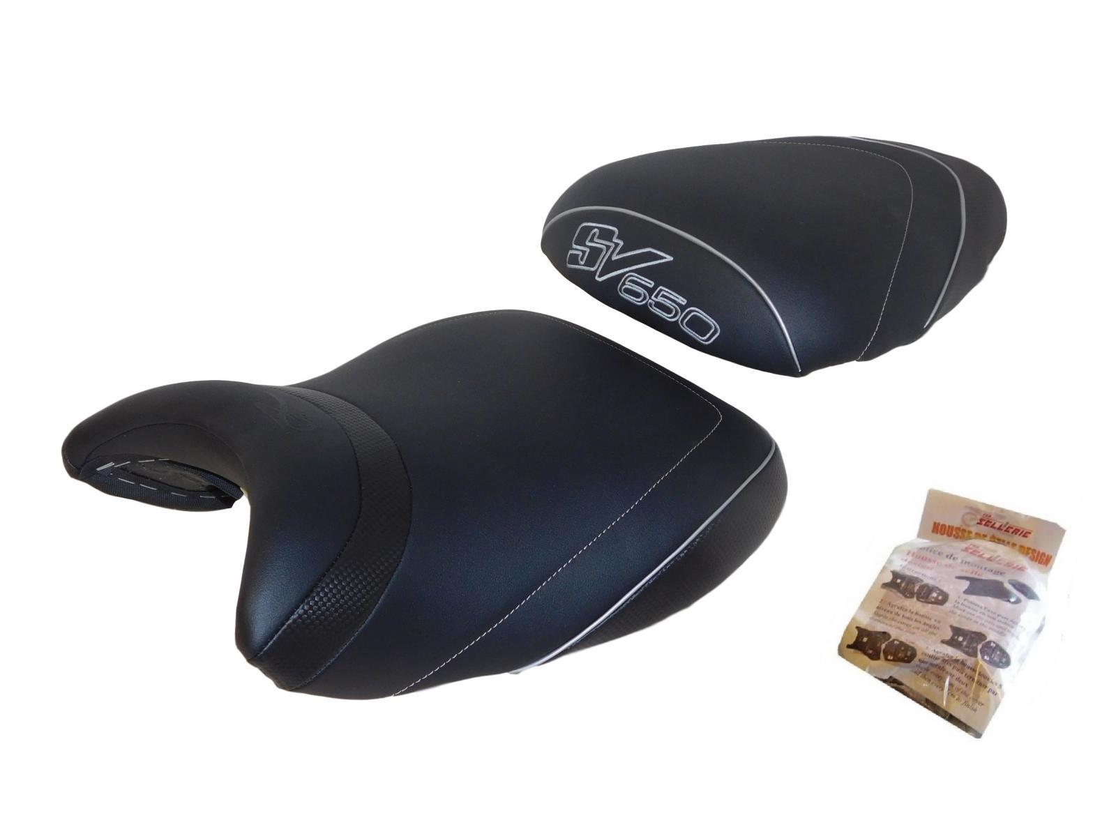 Housse de selle moto Suzuki SV 650 pour balades et trajets quotidiens