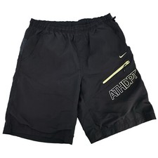 Vintage Y2K Nike Swim Shorts Men's Size Large Black Trunks Fully Lined Pockets