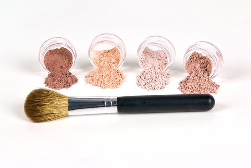 5pc BLUSH SET with BRUSH Mineral Makeup Kit Bare Face Sheer Powder Highlight - Picture 5 of 6