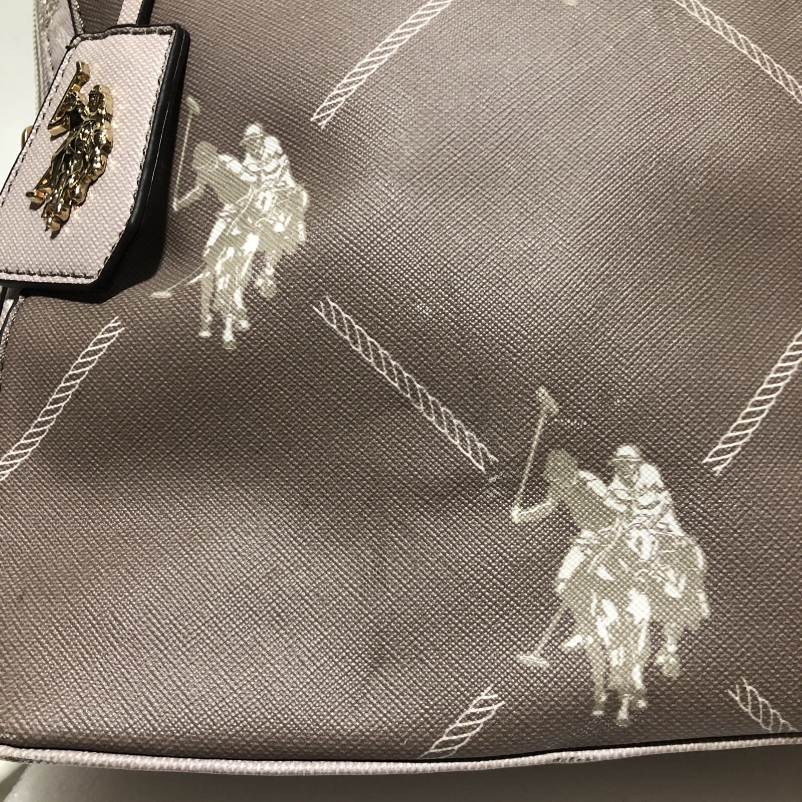 PONY Zaino donna US Polo Assn logo superiore e cerniera laterale borsetta borsetta