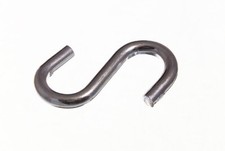 Image of New Steel BZP Zinc Plted Rust Resistant S Hooks 38mm 1 1/2 Inch - Onestopdiy - H