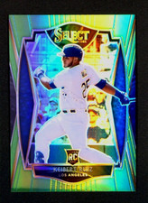 2021 Panini Select Premier Neon Green Prizm /99 Keibert Ruiz #121 Rookie RC