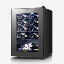 Yeego New Wine Refrigerator And Cooler Fridge Freestanding Mini 20 Bottles Only