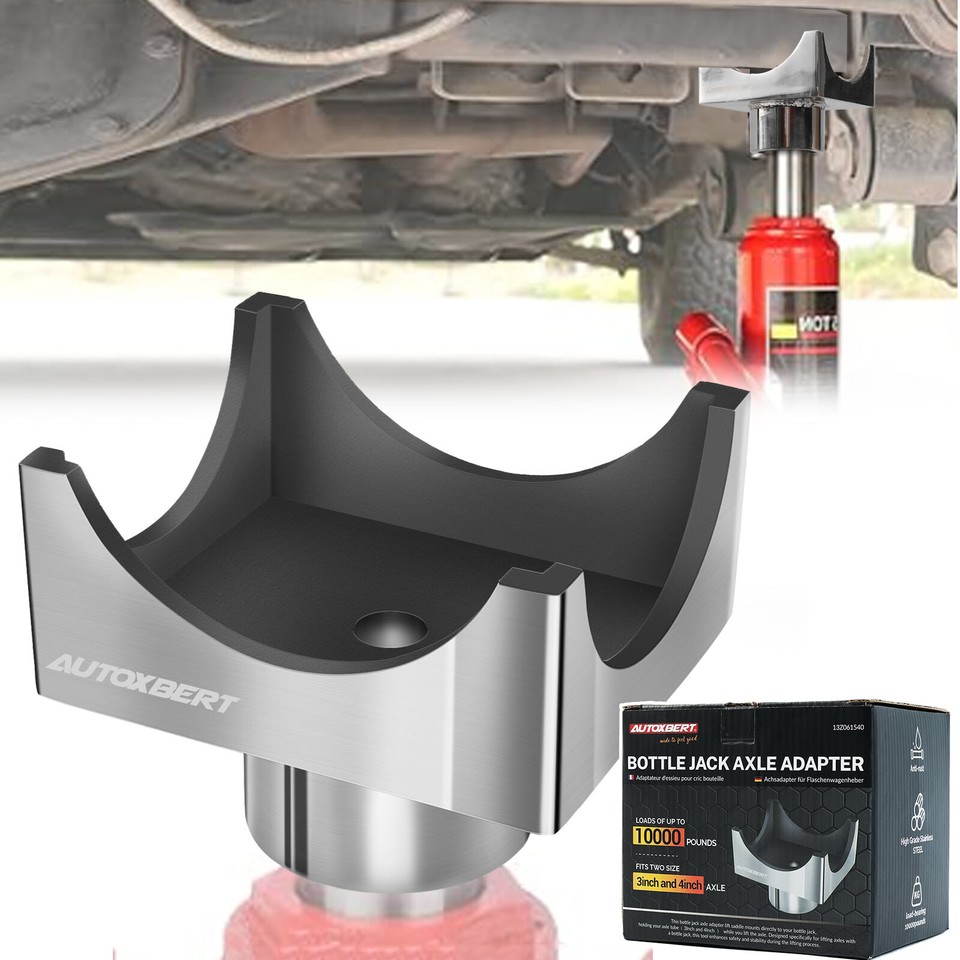 Bottle Jack Axle Adapter Lift Cradle 3inch 4inch Axle Steel Floor Base ...