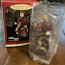 1996 Hallmark Keepsake Ornament Star Trek Commander William T. Riker - NIB