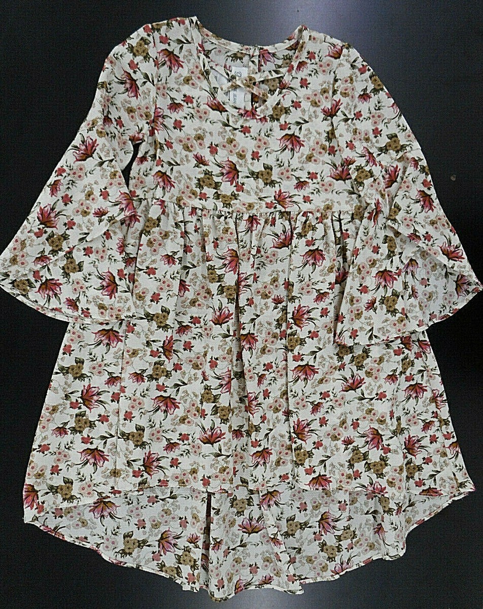 bonnie jean ivory dress Girls Bonnie Jean Ivory Floral Dress Sizes 4, 5, 6 & 6X