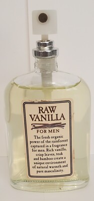 Raw Vanilla by Coty 1.7 oz Cologne Men's Spray~New/No Cap/No Box~