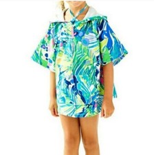 NWT LILLY PULITZER GIRLS ASHLEE SWIM COVERUP MULTI PURRFECT SIZE XL 12-14 B1