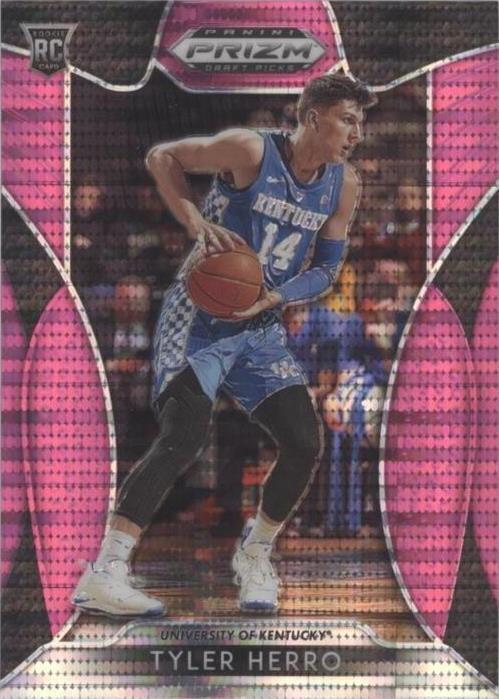 その他 Tyler Herro PINK Fluorescent RC /10 PSA9 2019-20 Panini Prizm Draft Picks - Tyler Herro #15 Pink Pulsar
