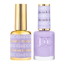 DND DC Match UV Gel + Nail Polish #026 Crocus Lavender