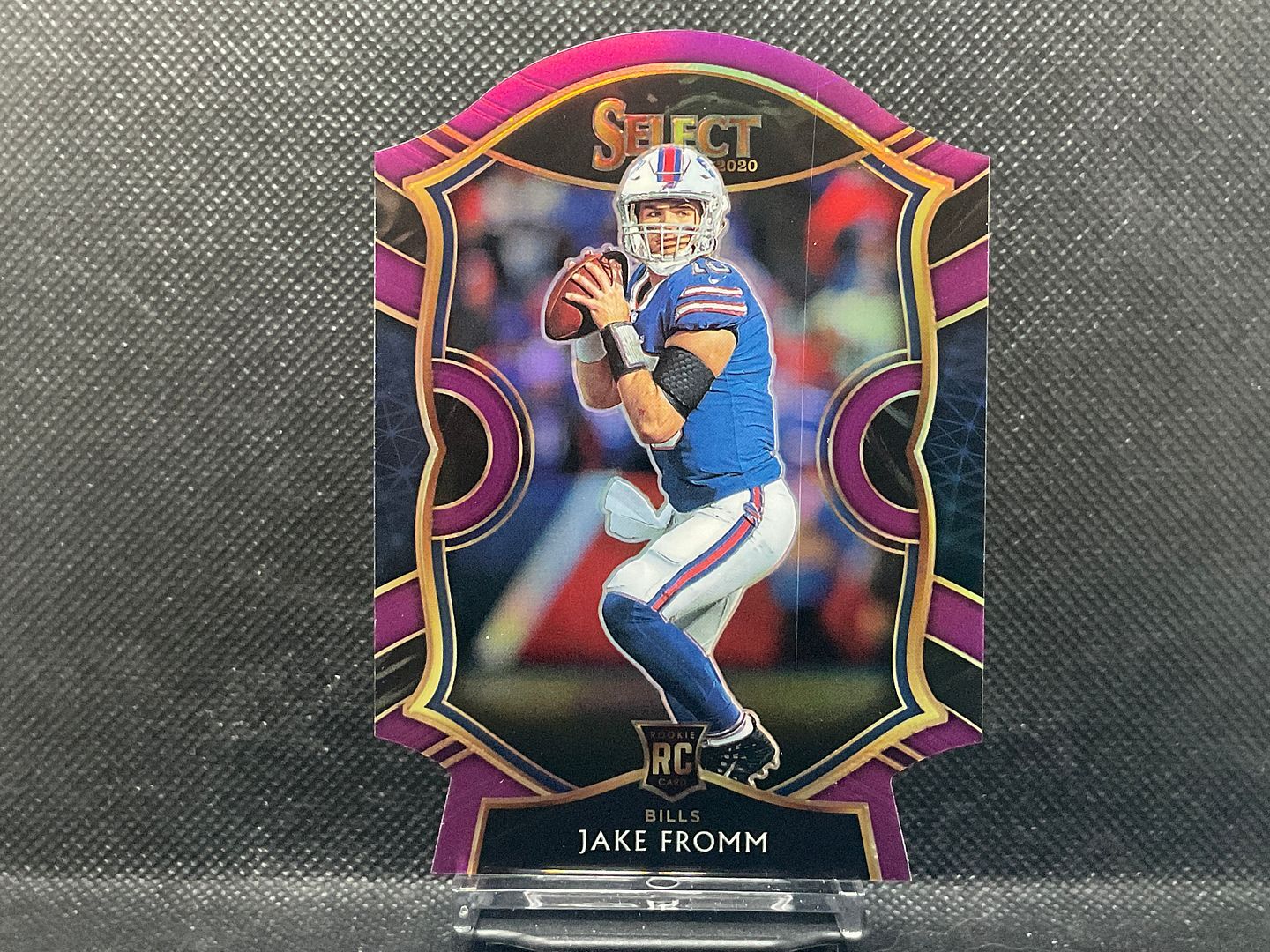 2020 Panini Select NFL Jake Fromm #49 Purple Prizm Die Cut  Rookie