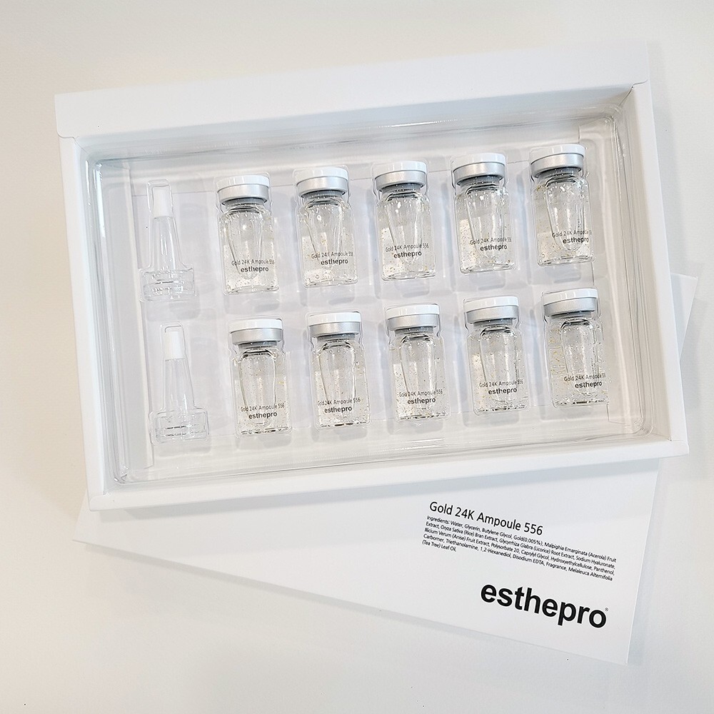 ESTHEPRO 24K Gold Ampoule Set Made in korea Korean Cosmetics