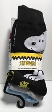 PEANUTS SNOOPY WOODSTOCK MENS CREW SOCKS 3 Pairs Shoe Size 8-12 NWT