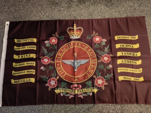 The Parachute Regiment battle honours Flag 3X5FT - Foto 5 di 6