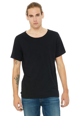 Bella + Canvas Men's 100% combed Cotton Jersey Raw Neck T-Shirt B3014 S-2XL