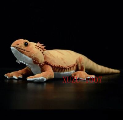 18'' Lizard Reptiles Plush Toy Bearded Dragon Stuffed Animal Doll Kids Gift 46cm