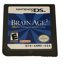 Brain Age 2: More Training in Minutes a Day (Nintendo DS, 2007) Game Only